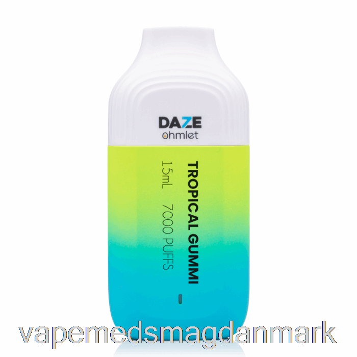 Vape Juice 7 Daze Ohmlet 7000 Engangs Tropisk Gummi